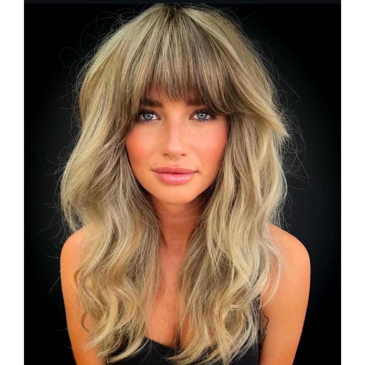 Voluminous Ash Blonde Mid-Back Shag — Evolved Shag 2027