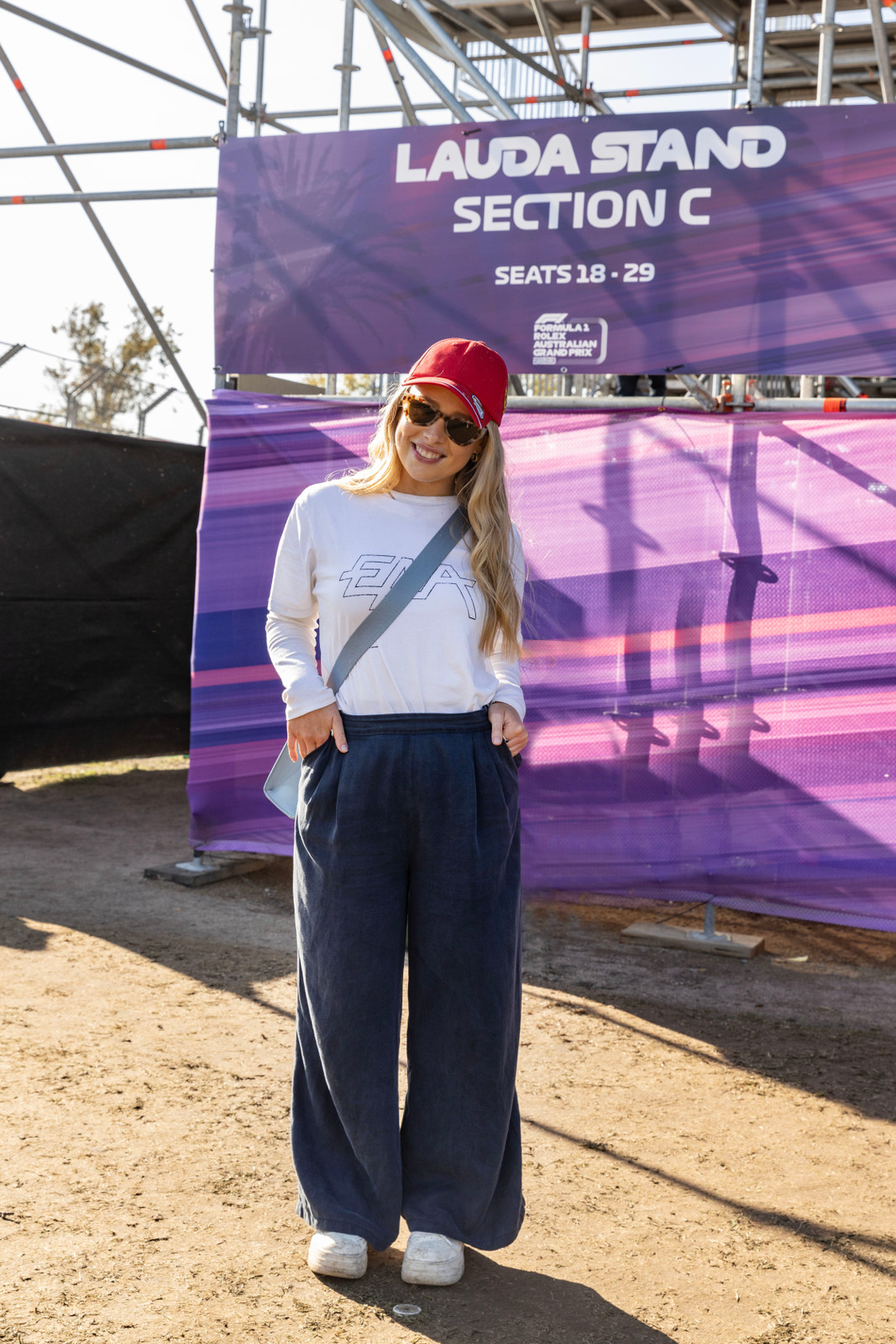 Wide-Leg Trousers and Graphic Tee: Comfortable Chic for Race Day — F1 Race Outfits 2027