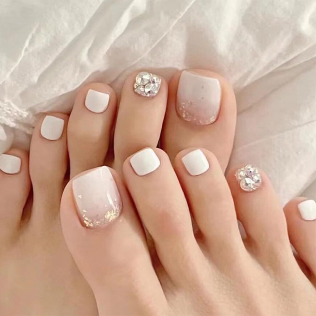 Close-Up Of Toes Visual Idea — Winter Pedicure Colors 2027