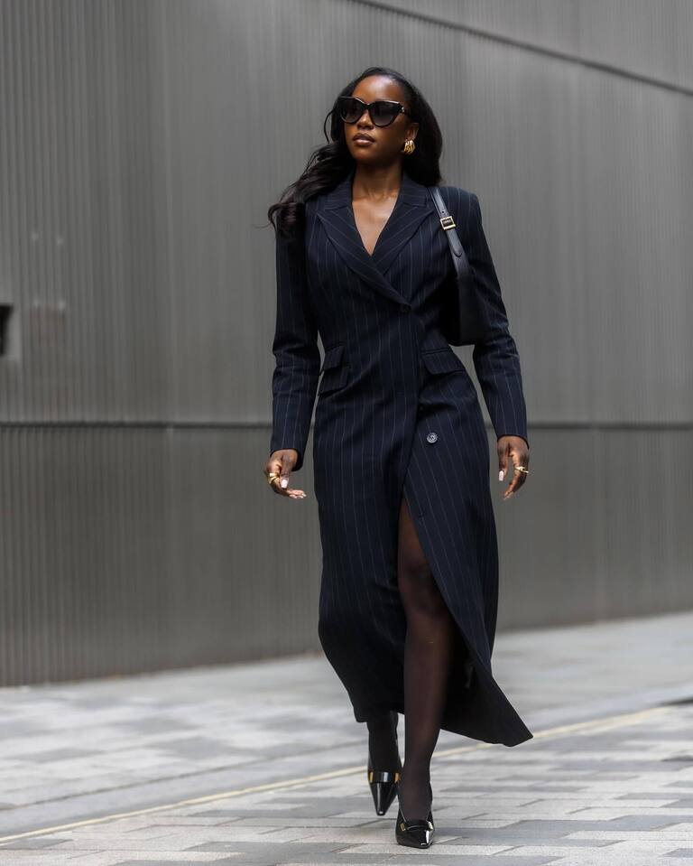 The Pinstripe Fashion Trend Is the Demure Look Taking Over in 2024 | Who What Wear
