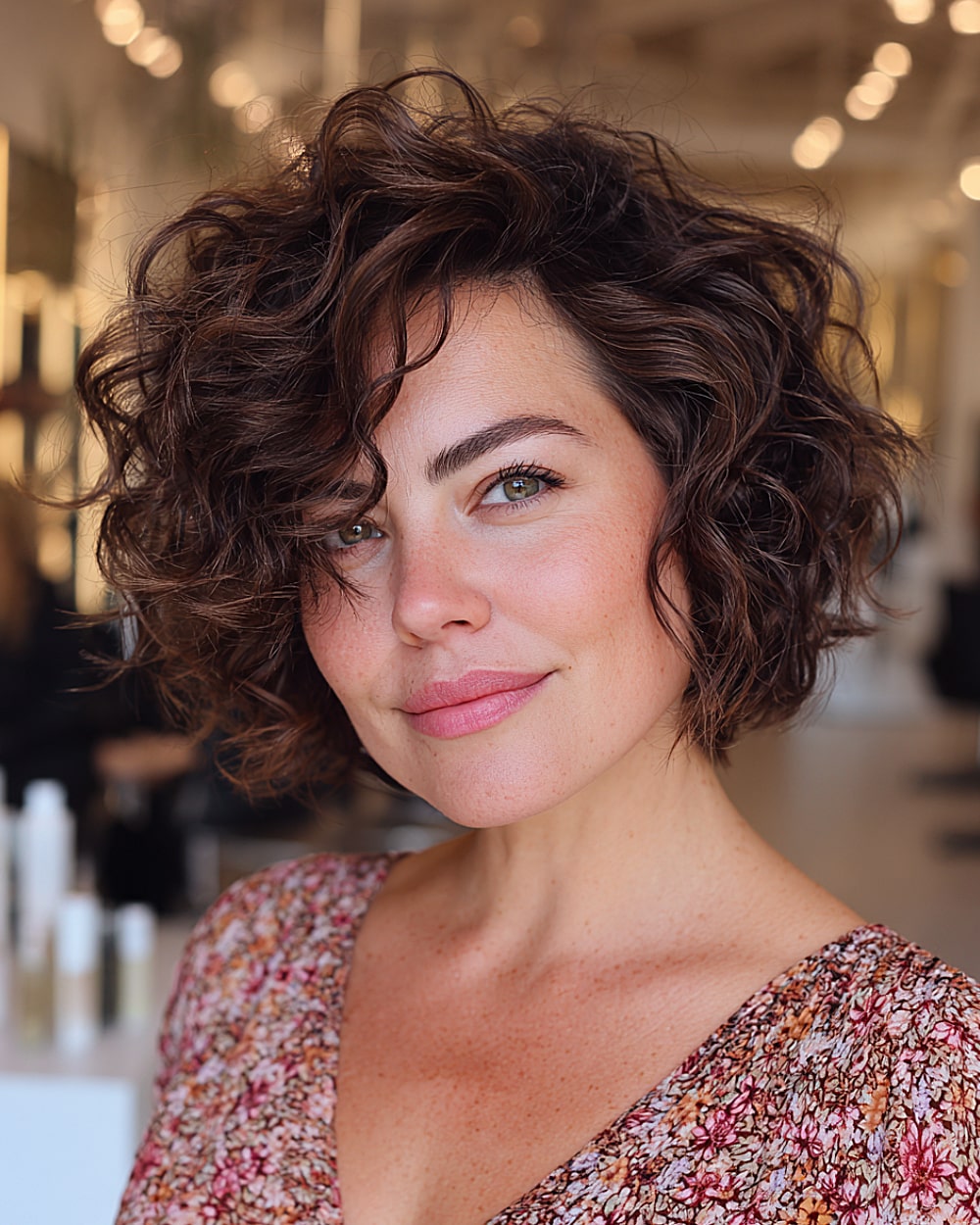 Natural Curly Dark Brown Bob Natural Curly Dark Brown Bob — Mini Bob 2027