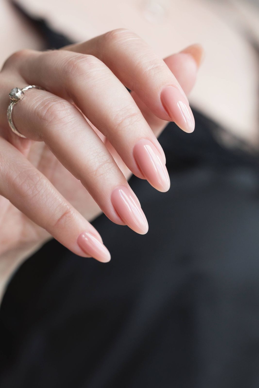 Neutral Visual Idea Neutral Visual Idea — Nude Nails 2027 for Mature Hands
