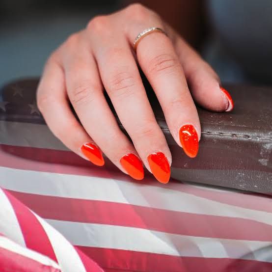 Solid Color Application Visual Idea Solid Color Application Visual Idea — Realtor Nails 2027