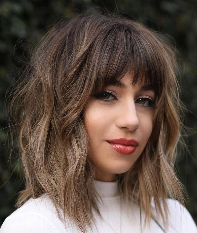 Shaggy Lob Layered Visual Idea — Balayage Lob 2027
