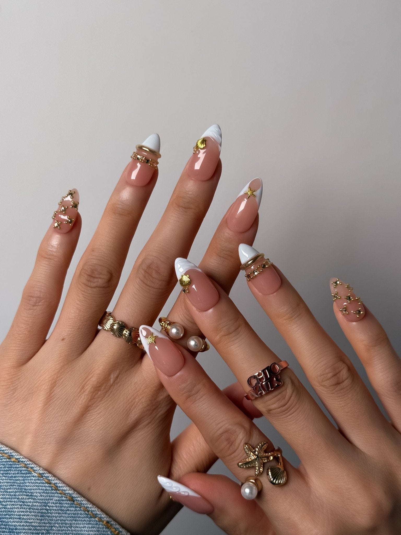 Summer Charm French Tip Almond Nails Summer Charm French Tip Almond Nails — Pastel Almond Nails 2027