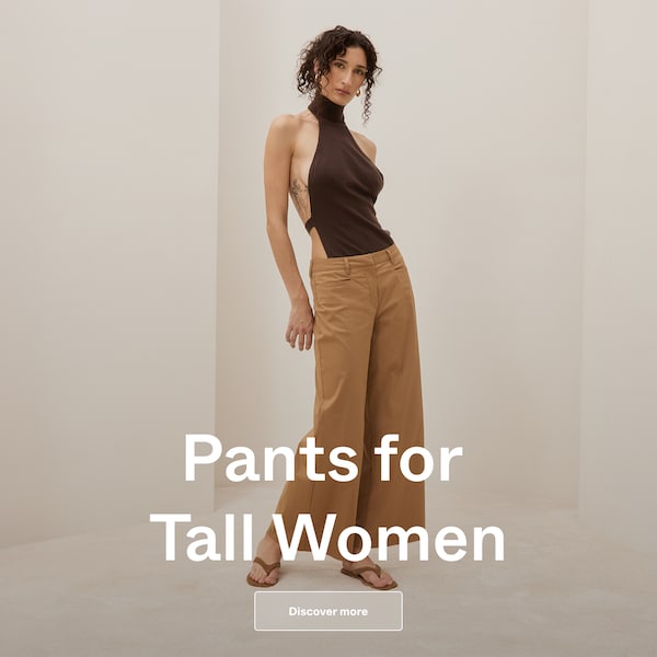 Brown Halter Top and Tan Wide-Leg Trousers for Summer — Tall Women Outfits 2027