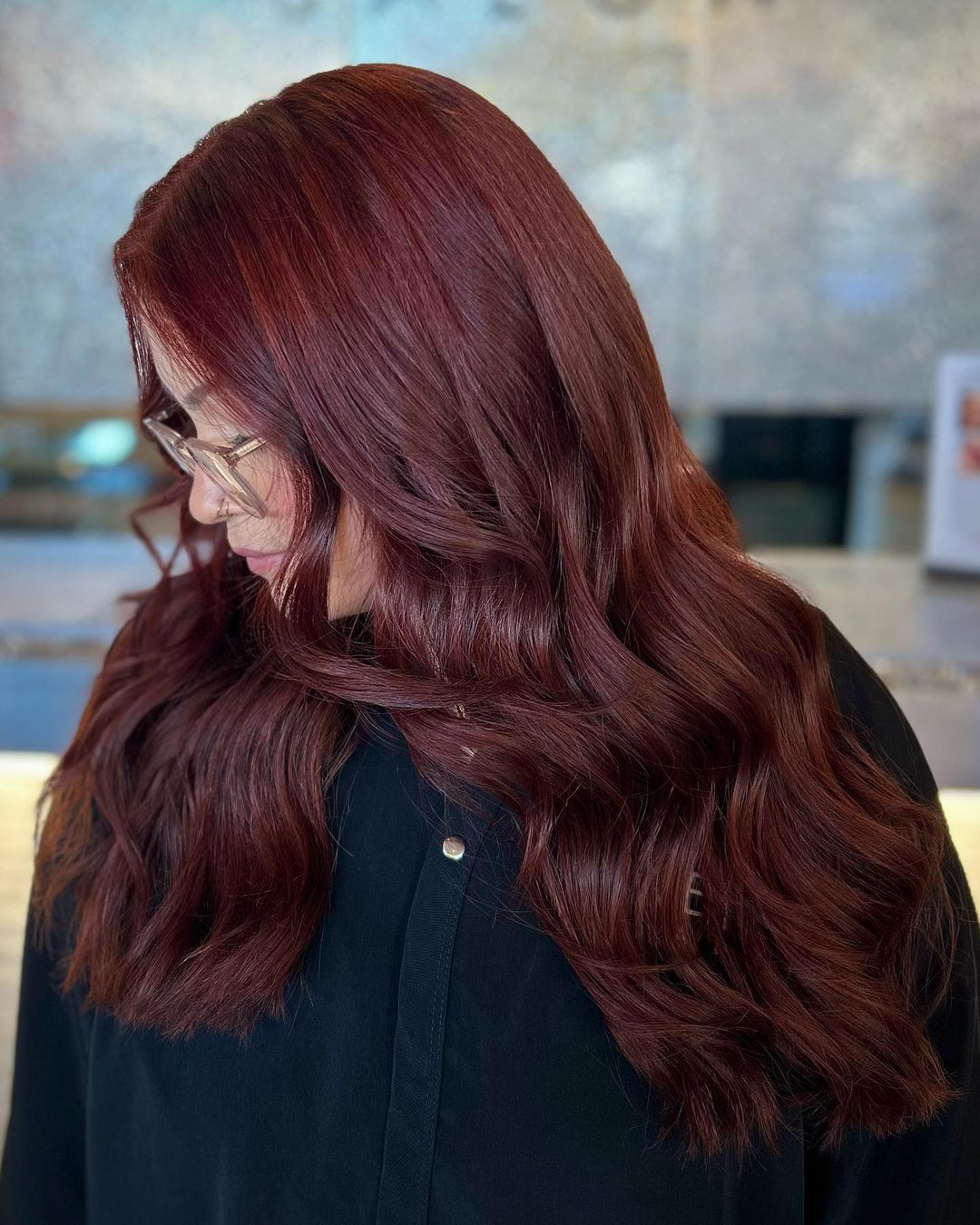 Deep Auburn Voluminous Curls Deep Auburn Voluminous Curls — Dark Auburn Hair 2027