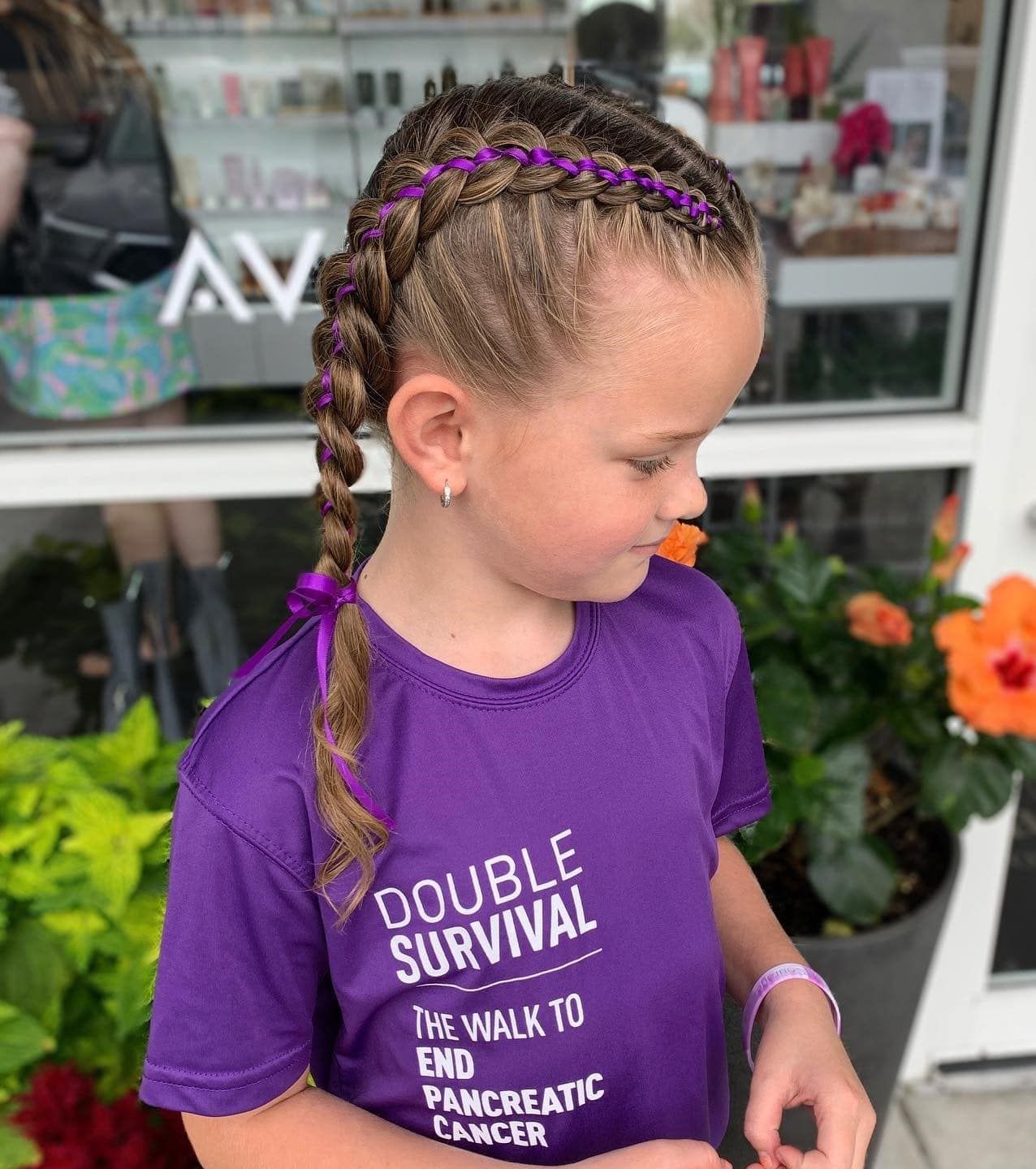Mid-Back Visual Idea — Ribbons Little Girl Hairstyles 2027