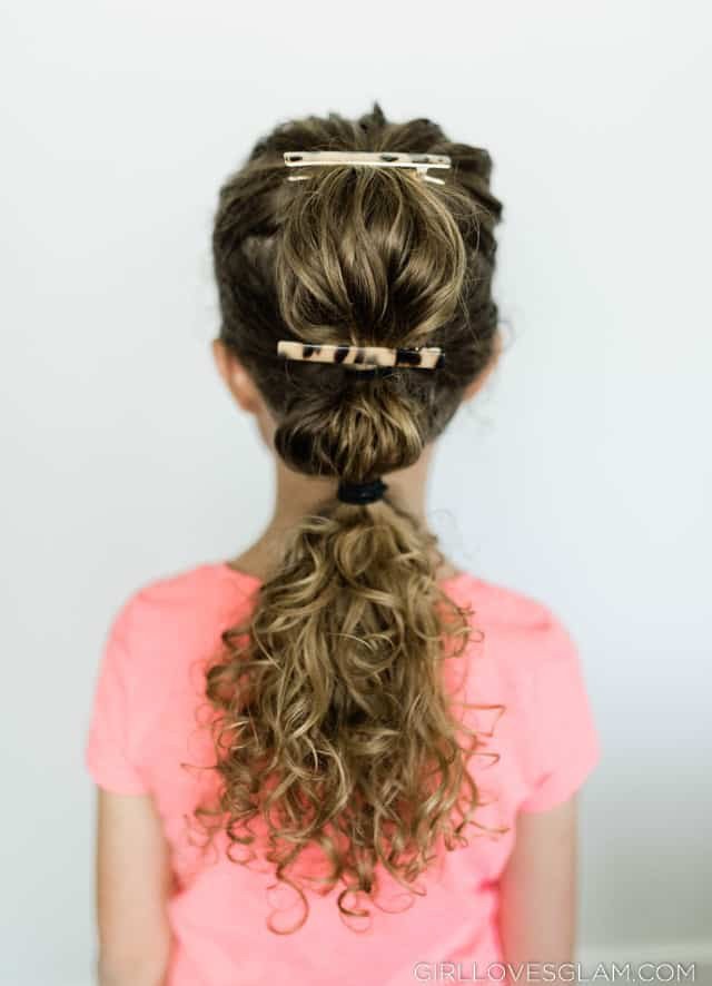 Curly Blonde Bubble Ponytail Curly Blonde Bubble Ponytail — Ponytail Hairstyles 2027 for Little Girls