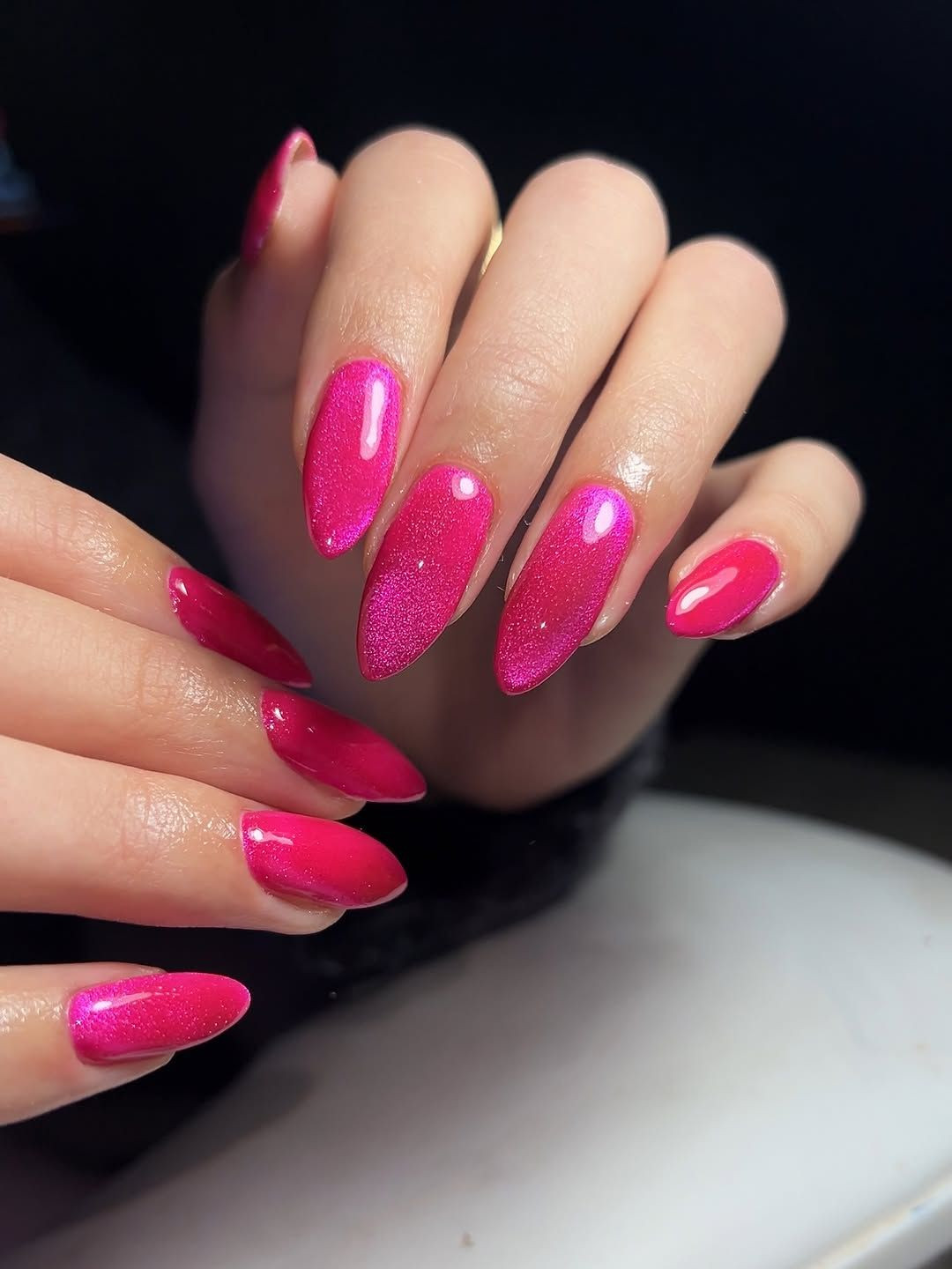 Valentine S Day Visual Idea Valentine S Day Visual Idea — Long Almond Pink Nails Ideas 2027
