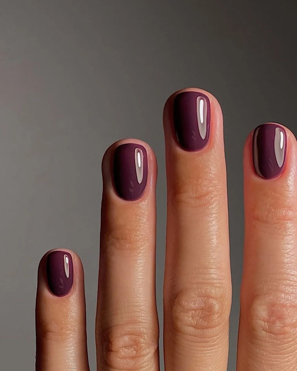 Satin-Gloss Visual Idea Satin-Gloss Visual Idea — Plum Nails 2027