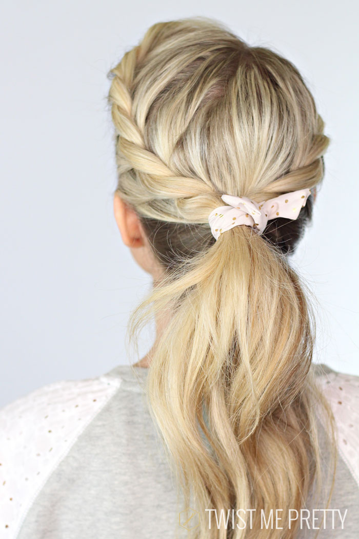 Twisted Ponytail With Braid Accent Twisted Ponytail With Braid Accent — Second Day Hairstyles 2027