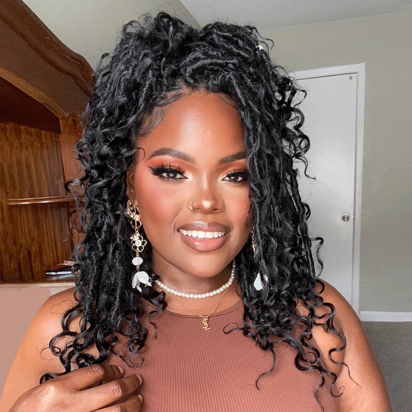 Boho Locs With Human Hair Curls Boho Locs With Human Hair Curls — Curls Locs 2027
