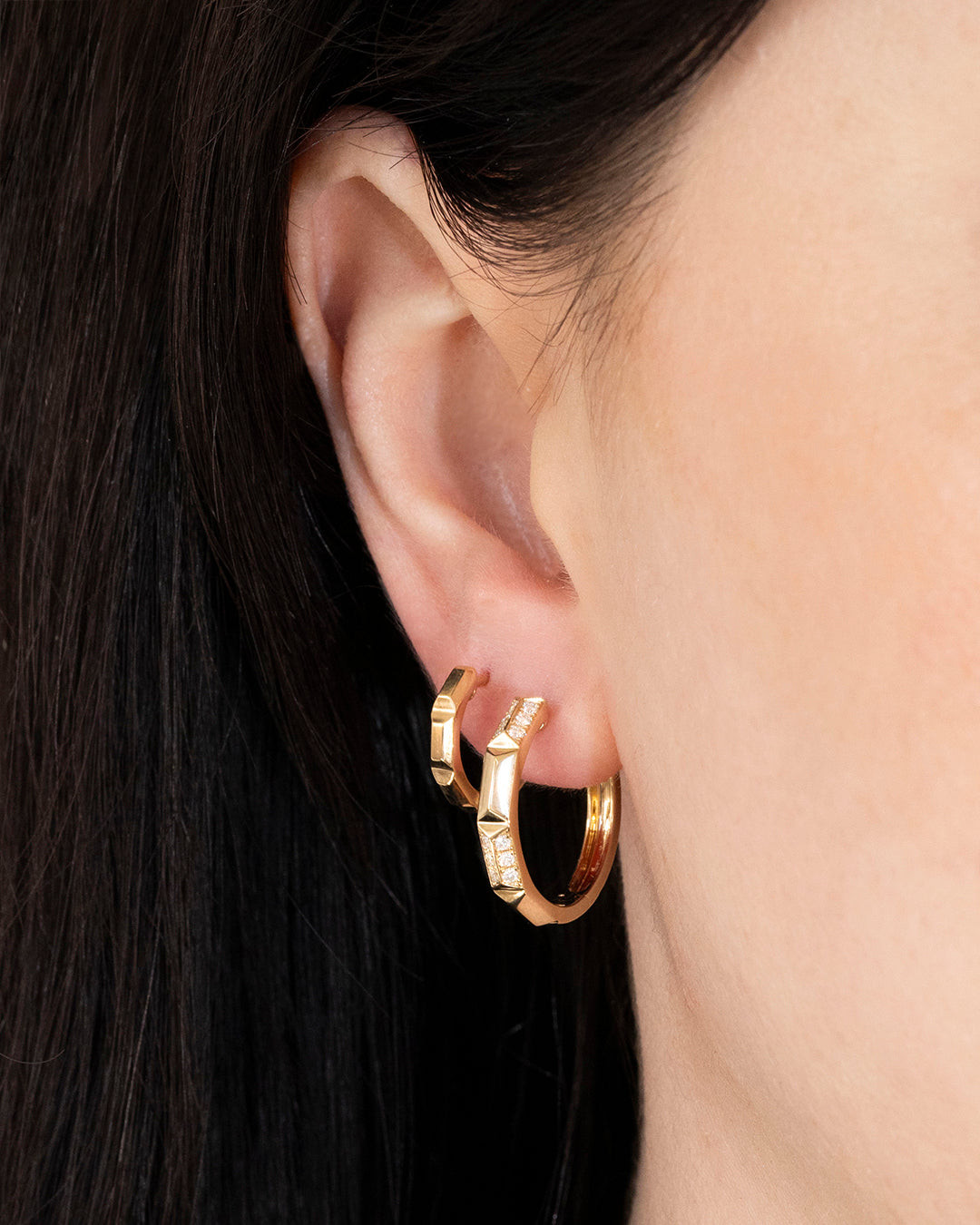 Geometric Hoops with Angular Crystal Details Geometric Hoops with Angular Crystal Details — Hoop Earrings 2027