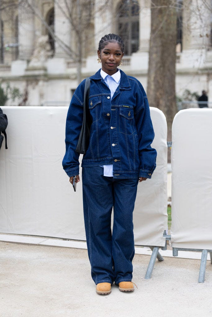 Sophisticated Casual: Dark Wash Bootcut Jeans with Denim Shirt and Trench Coat Sophisticated Casual: Dark Wash Bootcut Jeans with Denim Shirt and Trench Coat — Bootcut Jeans Outfits 2027 with Denim Jacket