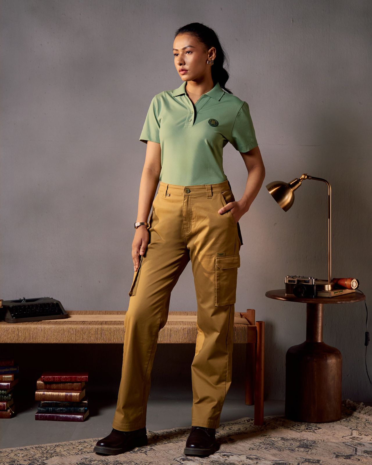 Smart Casual Utility: Khaki Cargos with Polo Shirt and Loafers Smart Casual Utility: Khaki Cargos with Polo Shirt and Loafers — Khaki Cargo Pants Outfits 2027