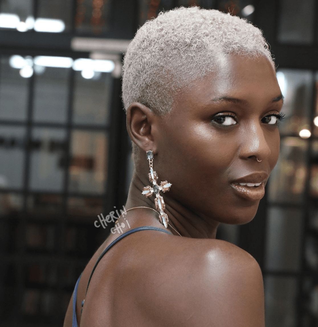 Fine Ash Silver Pixie With Short Bangs — Silver Hair 2027