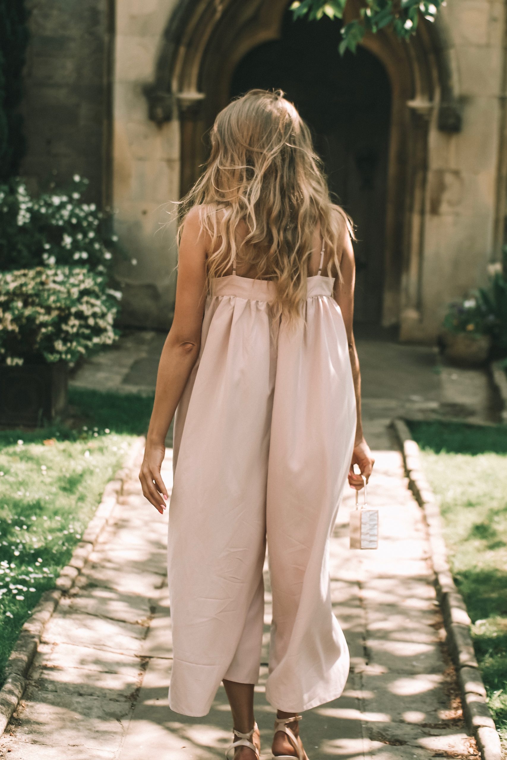 Pale Pink Wide-Leg Jumpsuit for Summer Weddings — Summer Wedding Outfits 2027
