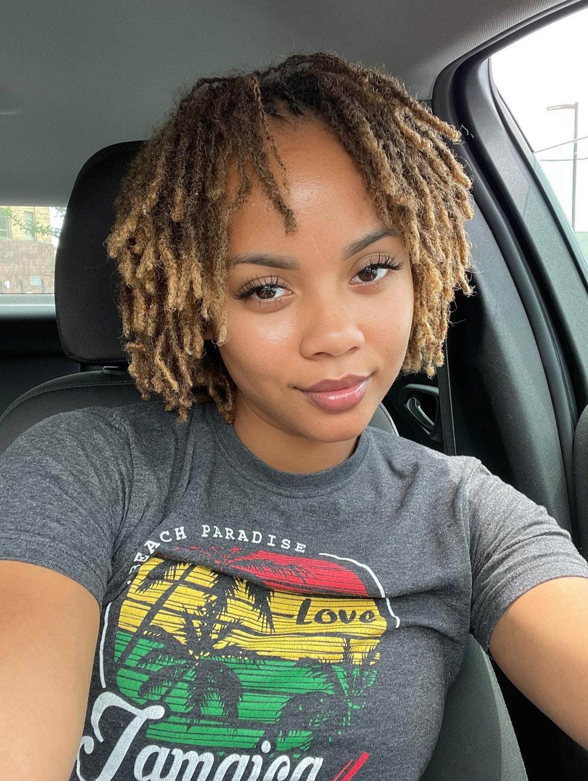 Shoulder Length Highlighted Curly Locs Shoulder Length Highlighted Curly Locs — Curls Locs 2027
