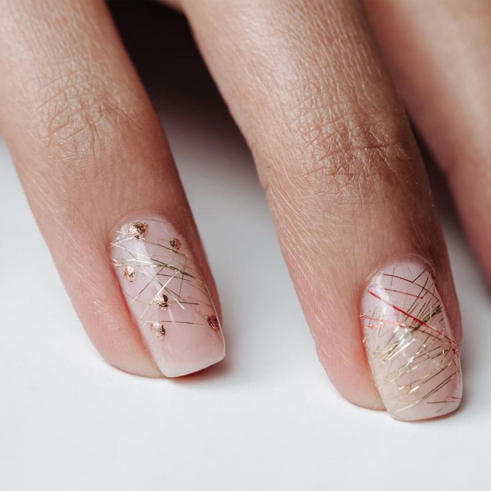 Timeless Visual Idea — Nails 2027 for Gold Dress