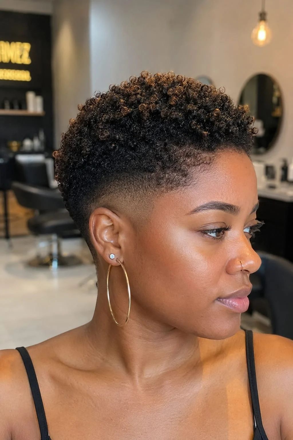 Ear Visual Idea — Natural Hairstyles 2027 for 4B Hair
