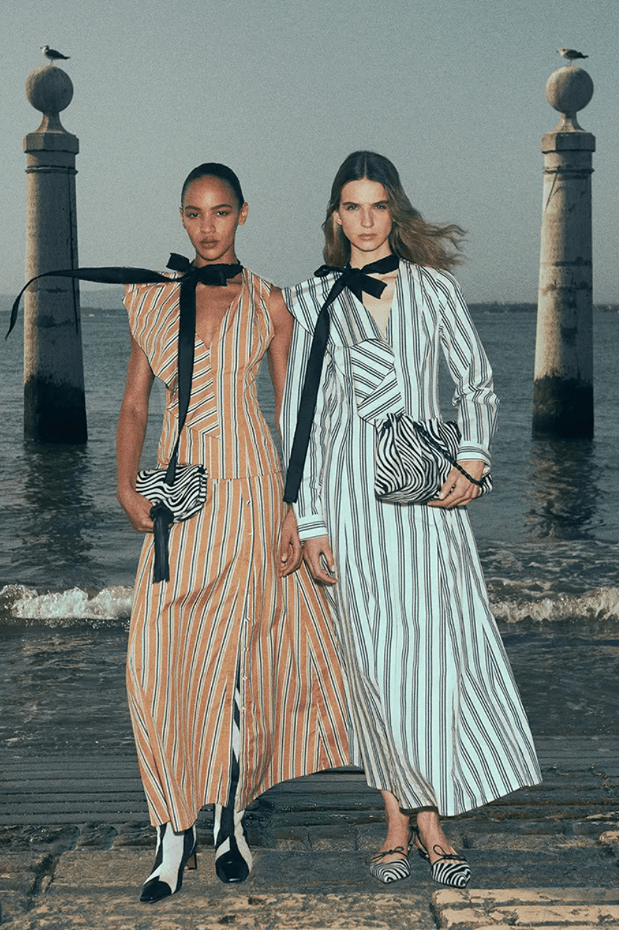 Resort-Ready Maxi Dresses with Bold Stripes and Zebra Accessories Resort-Ready Maxi Dresses with Bold Stripes and Zebra Accessories — Striped Dresses 2027