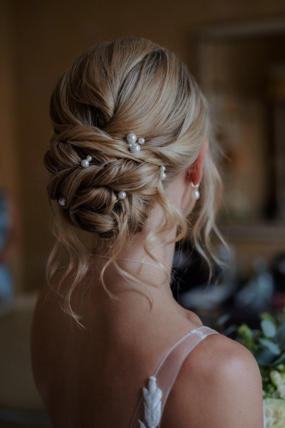 Sleek Dark Brown Ponytail With Waves — Beach Wedding Hair 2027