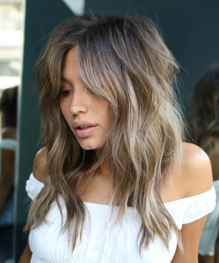 Ash Brown Base With Blonde Highlights Blonde Highlights on Ash Brown Shag Ash Brown Base With Blonde Highlights Blonde Highlights on Ash Brown Shag — Highlights Trends 2027