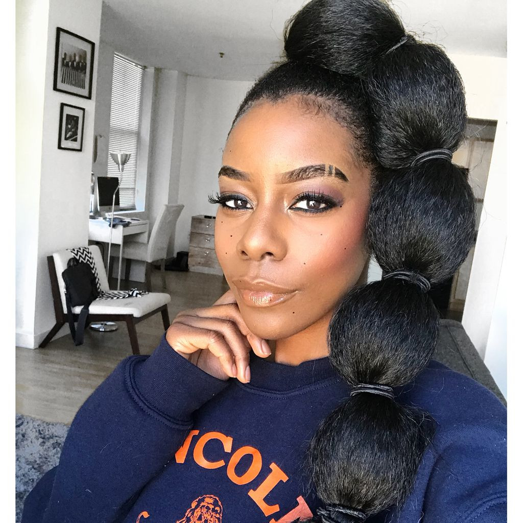 The Segmented Bubble Braid Puff The Segmented Bubble Braid Puff — Puff Hairstyles Natural Hair 2027