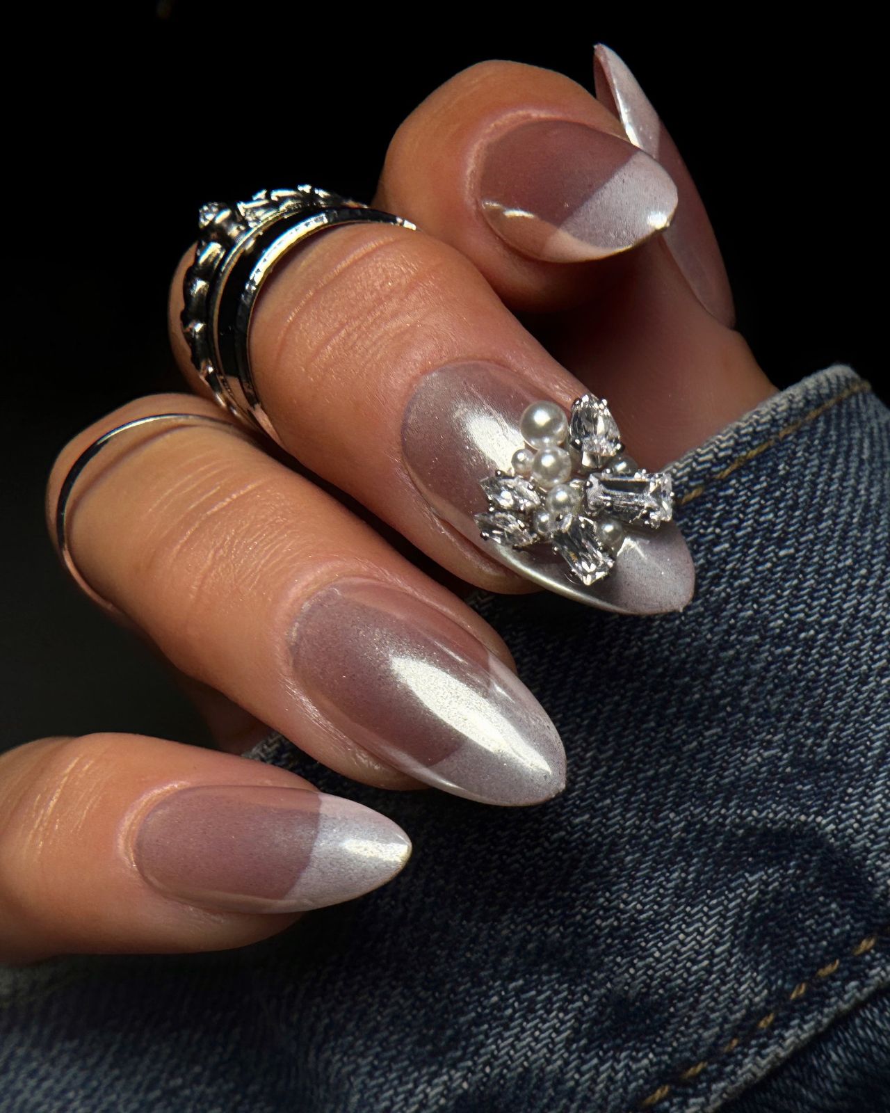 Elegant Formal Visual Idea Elegant Formal Visual Idea — Dark Chrome Nails 2027