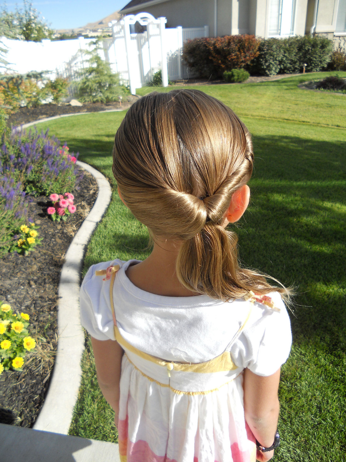 Unique Twistback Flip Under Ponytail Unique Twistback Flip Under Ponytail — Ponytail Hairstyles 2027 for Little Girls