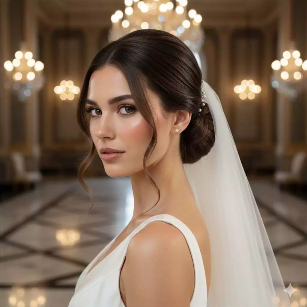 Dark Brown Visual Idea Dark Brown Visual Idea — Church Wedding Hairstyles 2027