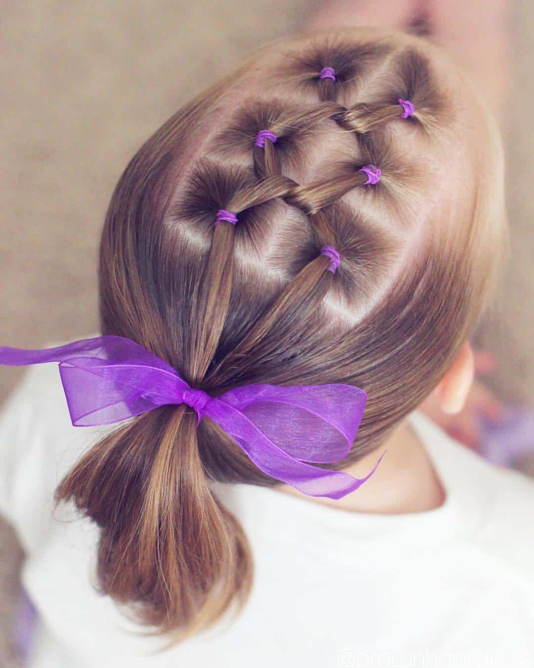 Coily High Bun With Beads — Ribbons Little Girl Hairstyles 2027