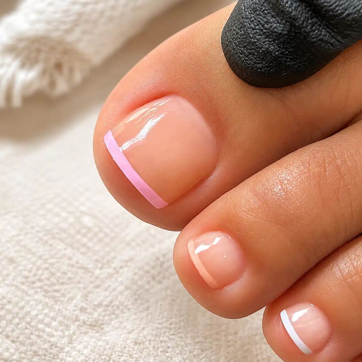 The Single Detail A Reader Notices First Sheer Nude French Tip With Light Pink Line The Single Detail A Reader Notices First Sheer Nude French Tip With Light Pink Line — Light Pink Toe Nails 2027
