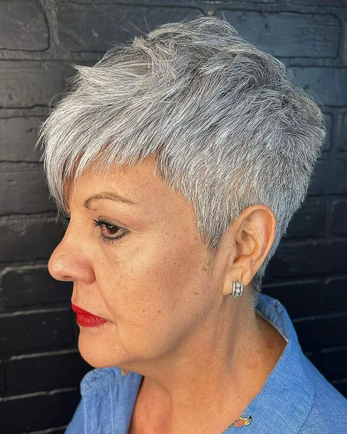 седой Visual Idea седой Visual Idea — Side Swept Pixie 2027