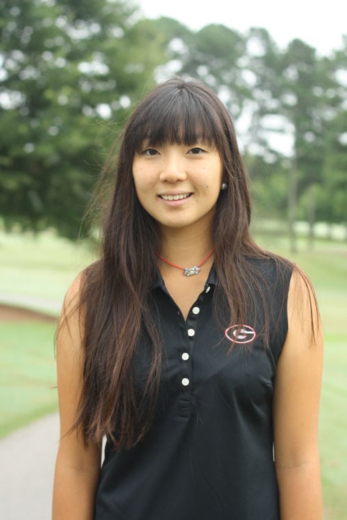 Dark Brown Lob With Blunt Bangs — Golf Hairstyles 2027