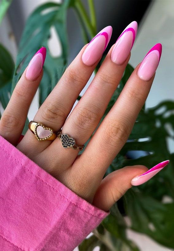 Summer Visual Idea Summer Visual Idea — Colored Double French Nails 2027