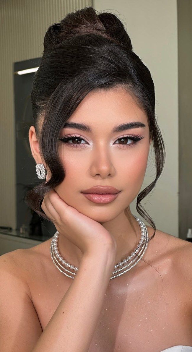 Voluminous Updo With Face-Framing Tendrils — Gala Hairstyles 2027