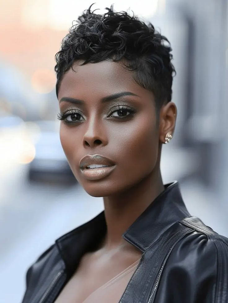 Black Pixie With Undercut Sides Black Pixie With Undercut Sides — Pixie 2027 for Women Over 40
