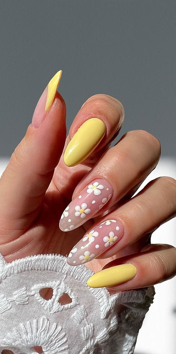 Shimmering Purple Daisy Nails Shimmering Purple Daisy Nails — Daisy Flower Nails 2027