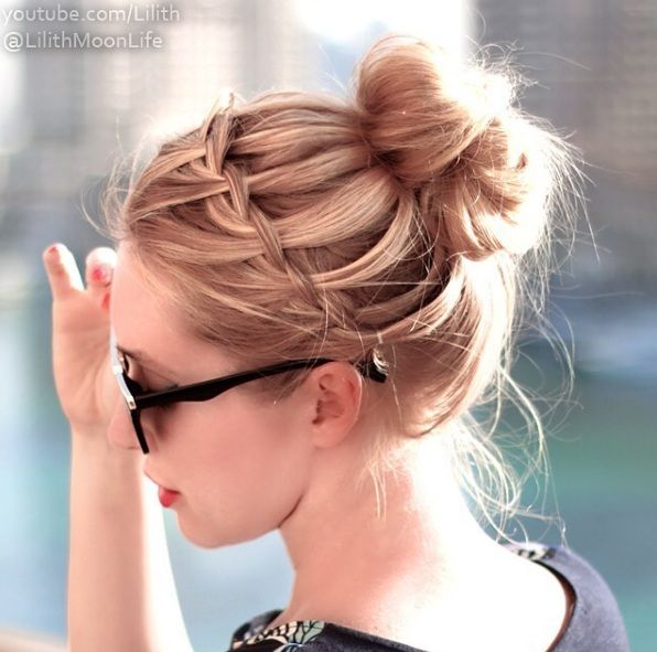 Classic Black Twisted Braided Bun Classic Black Twisted Braided Bun — Braided Bun 2027