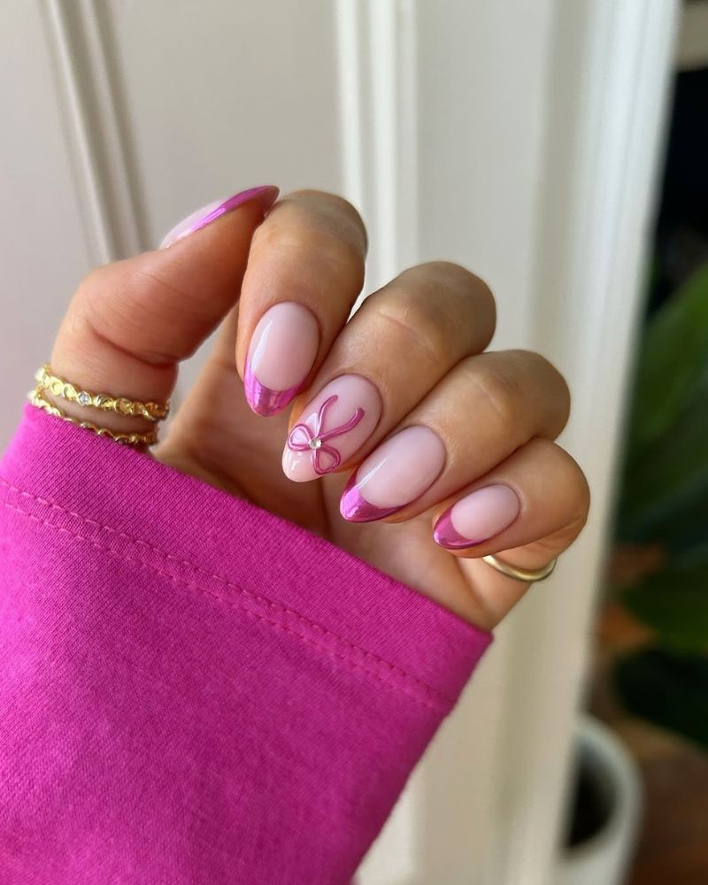 Visual Idea Visual Idea — Bow French Tip Nails 2027