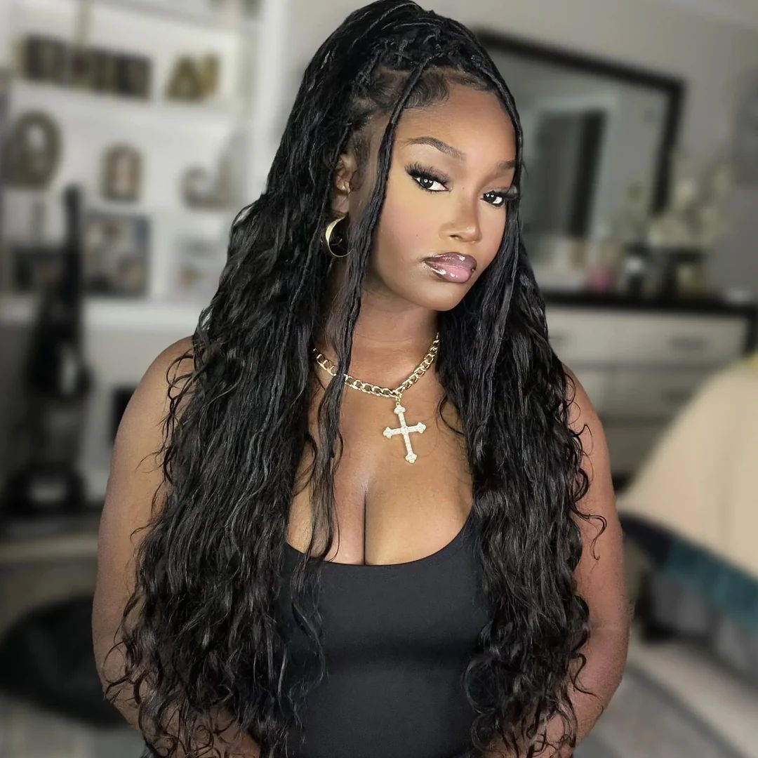 High Ponytail With Braided Crown Accent High Ponytail With Braided Crown Accent — Curls Locs 2027