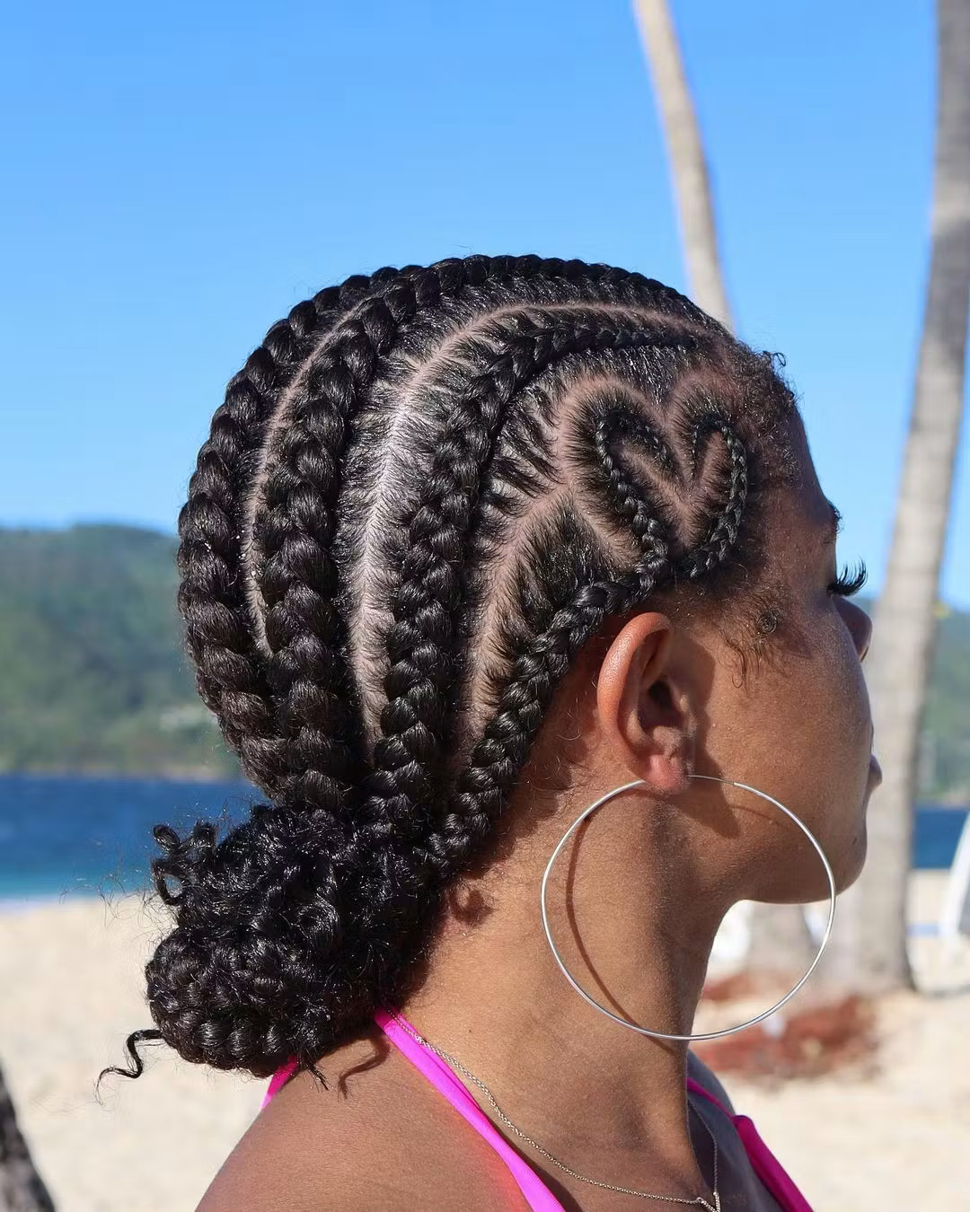 Mid-Back Visual Idea Mid-Back Visual Idea — Cornrow Braided Hairstyles 2027