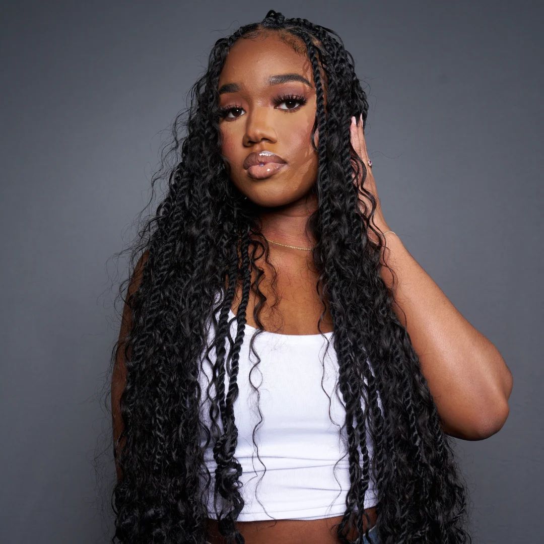 Braids with Voluminous Curly Hair Braids with Voluminous Curly Hair — Braided Hairstyles 2027 with Curls