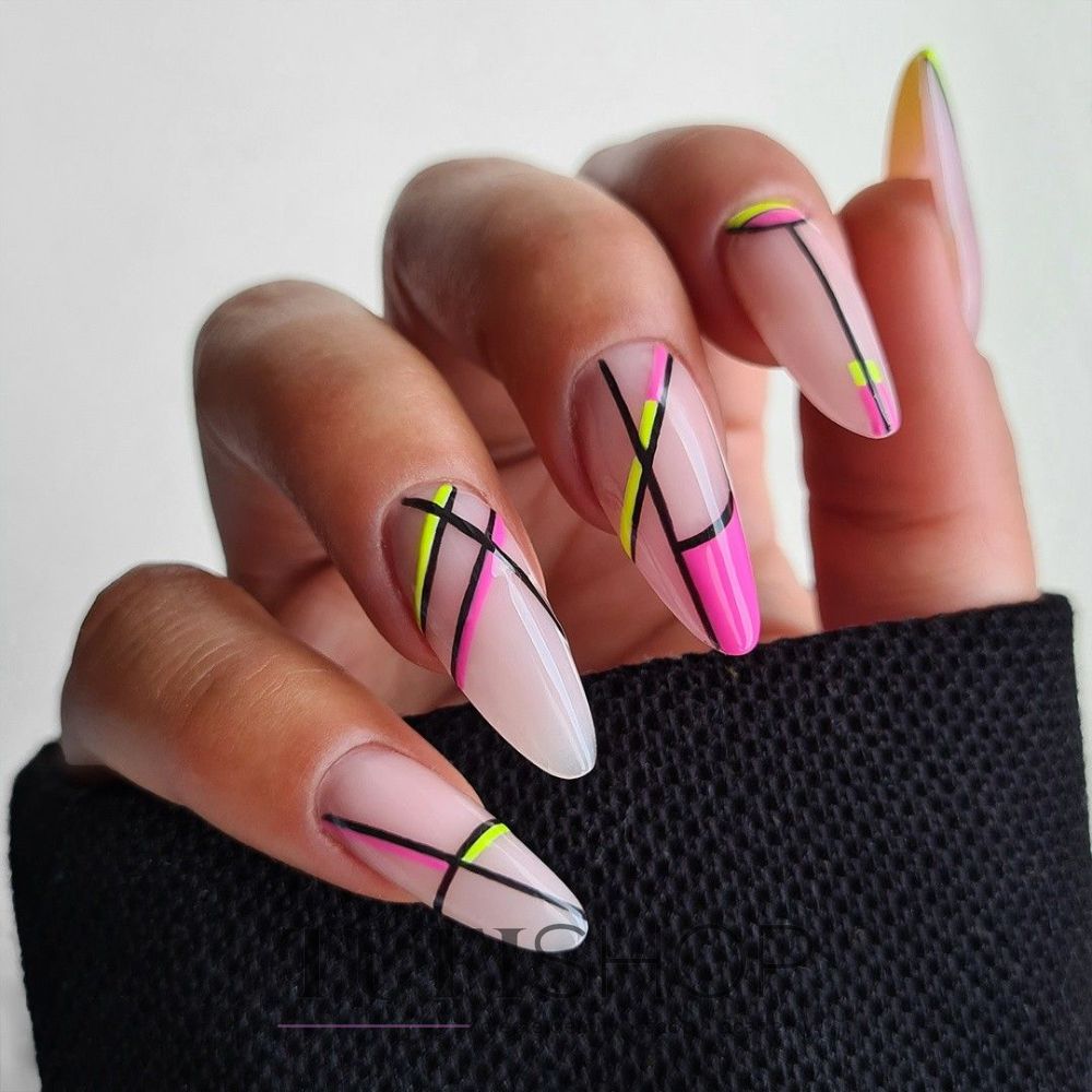 Glossy Visual Idea Glossy Visual Idea — Neon Acrylic Nails 2027