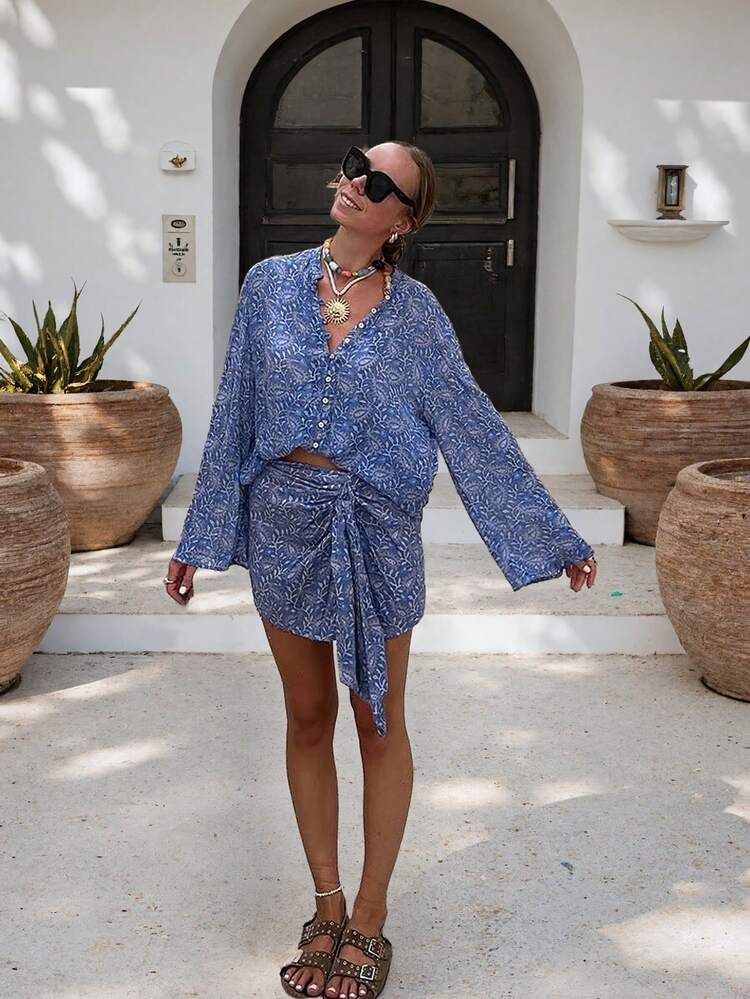 Beach Vacation Outfit Idea Beach Vacation Outfit Idea — Summer Blouse Outfits 2027