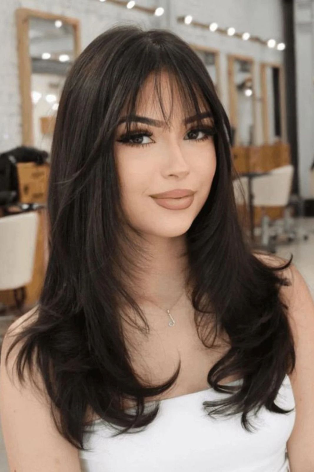 Dark Brown Visual Idea Dark Brown Visual Idea — Winter Haircuts 2027 for Round Faces