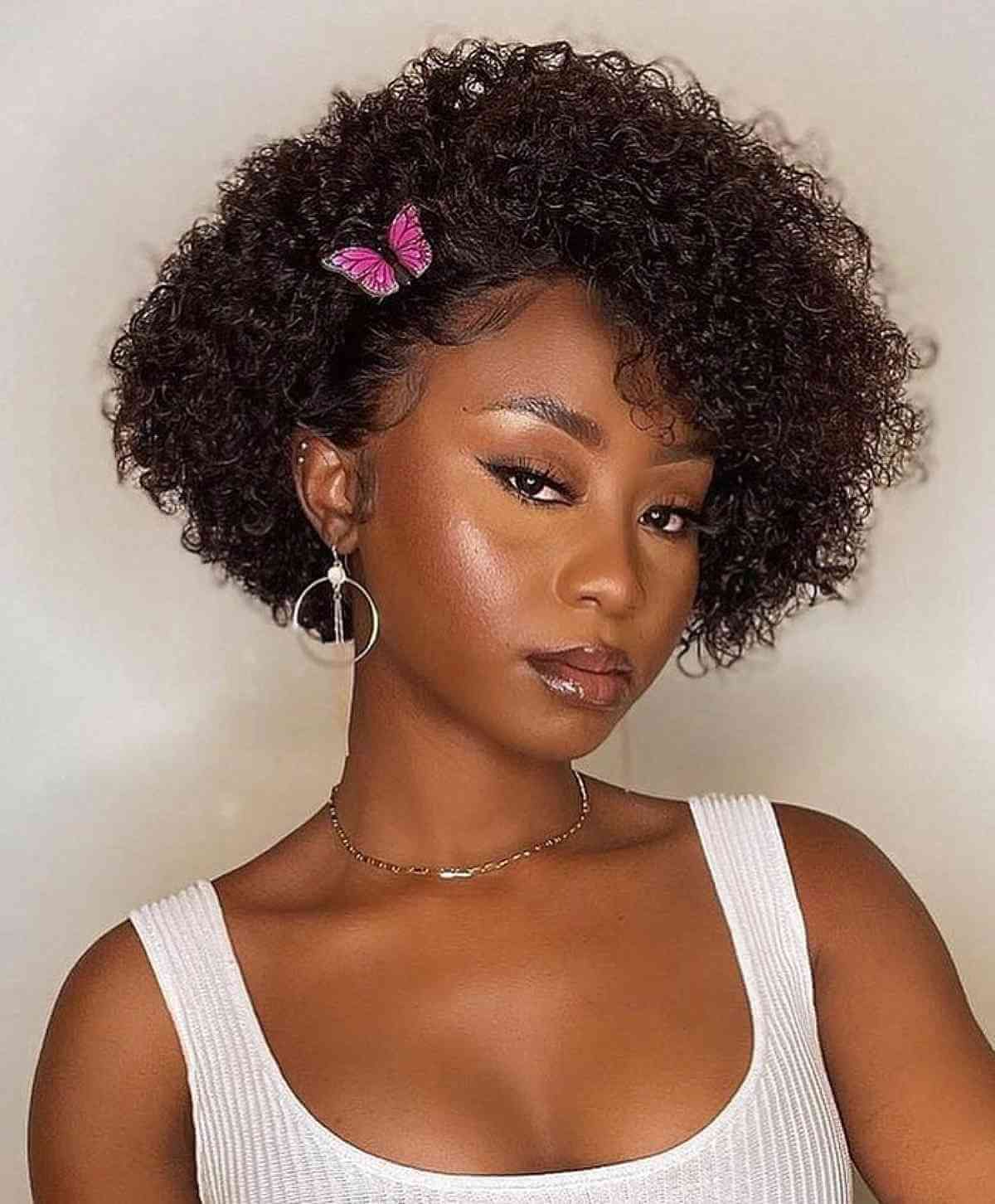 Visual Idea — This Hairstyle Is A Short Cut With Tight Visual Idea — This Hairstyle Is A Short Cut With Tight — Curly Hairstyles 2027 with Weave