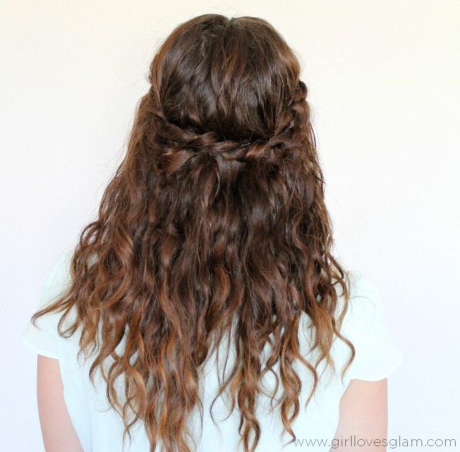 Visual Idea — Wavy Brown Hair Reaching Mid-Back — Down Birthday Hairstyles 2027